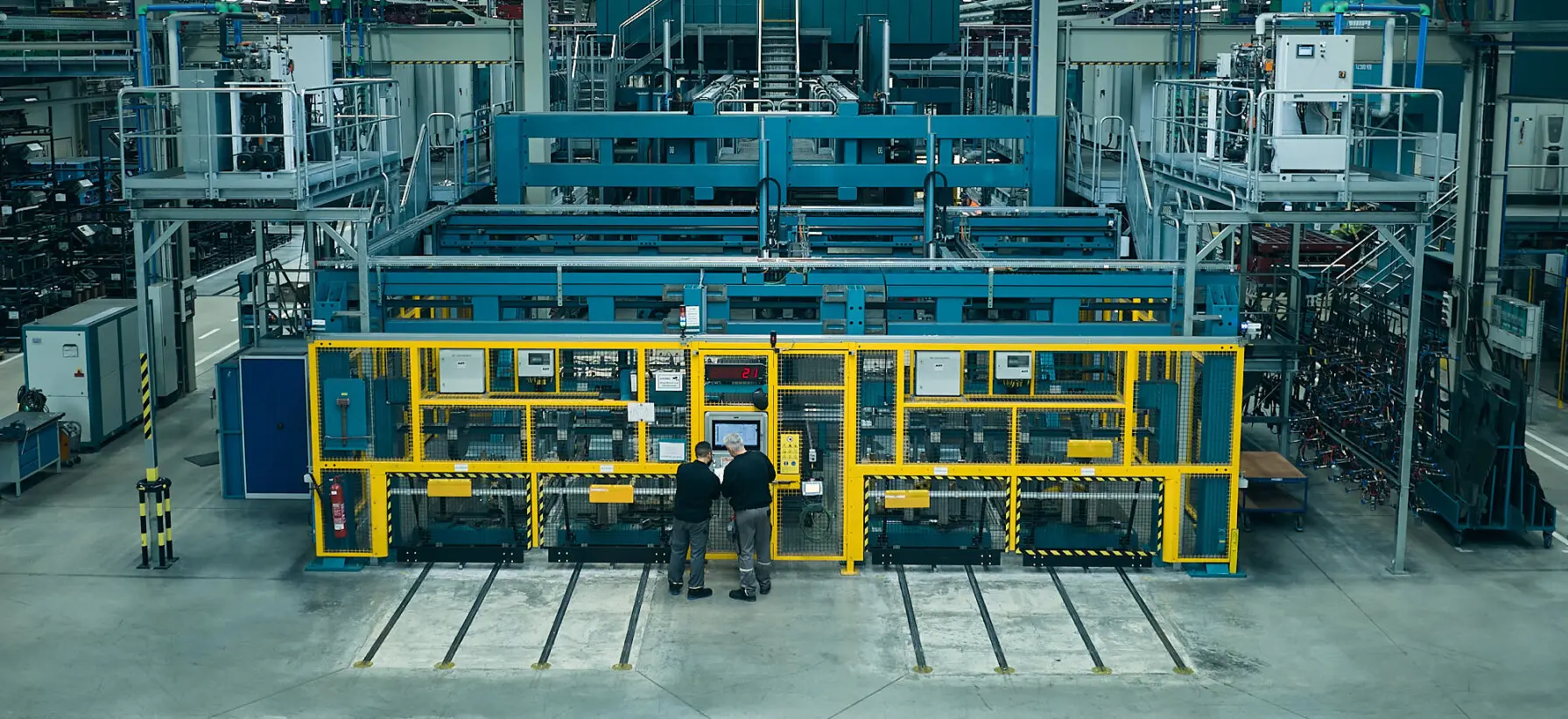 Einblick in die Produktio