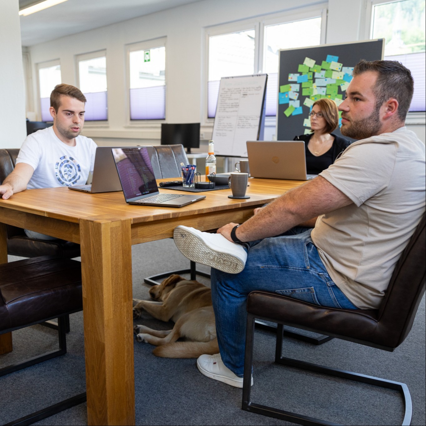 Projektbesprechung bei lenne.Tech